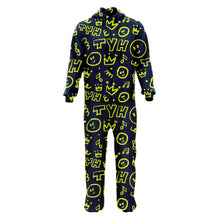 Load image into Gallery viewer, TYH Navy Graffiti Jumpsuit