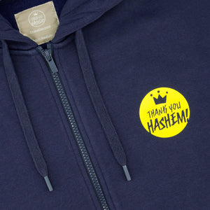 Sweatshirt / Navy with Yellow Logo