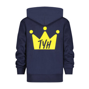 Sweatshirt / Navy with Yellow Logo