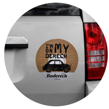 Load image into Gallery viewer, Car magnet / I&#39;m on my derech