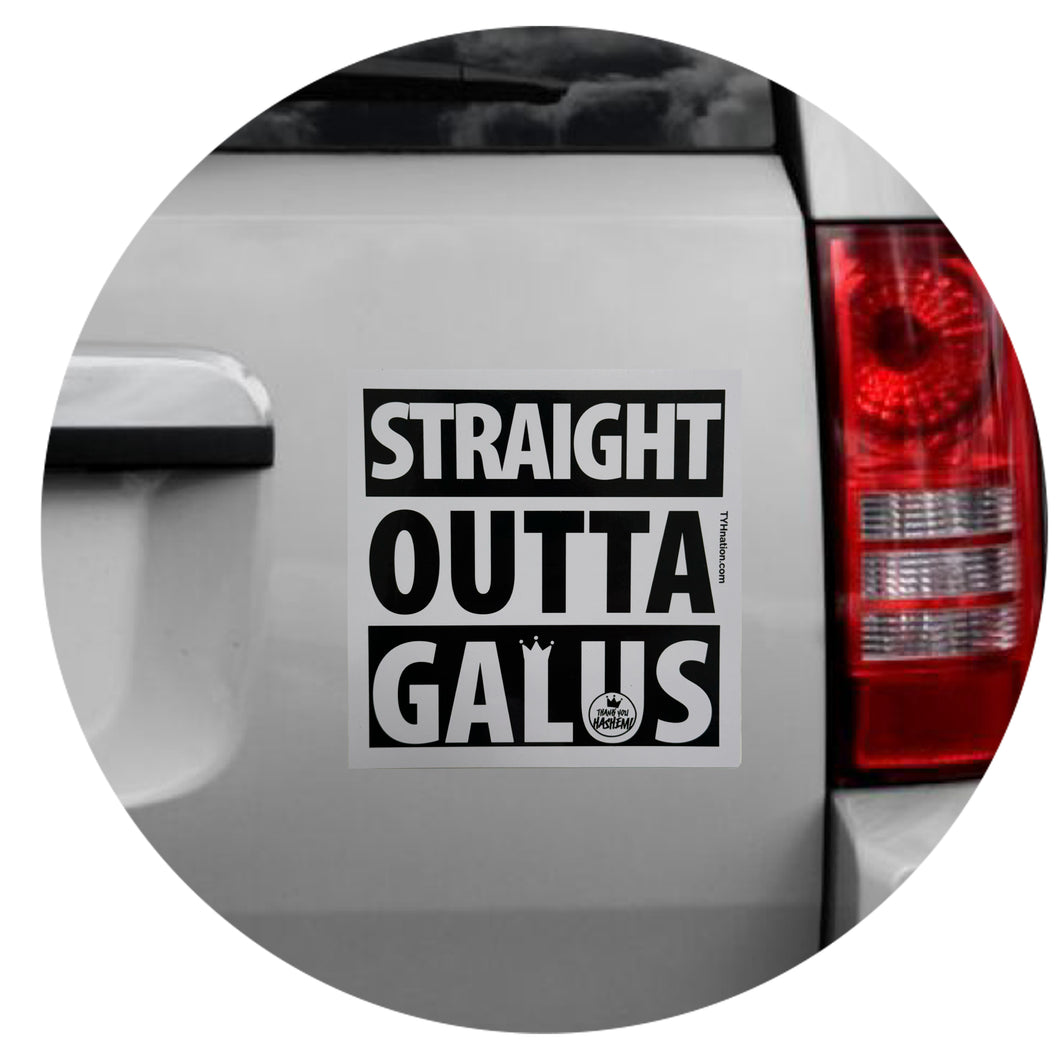 Car magnet / Straight Outta Galus