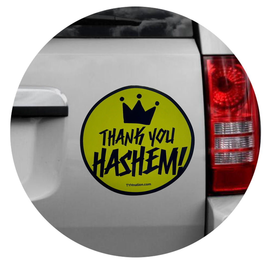 Car magnet / TYH Logo - Yellow