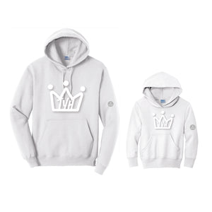 TYH Puff Print Crown Sweatshirt - White