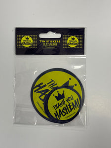 Sticker Pack / TYH Logo - Yellow [10 Stickers]
