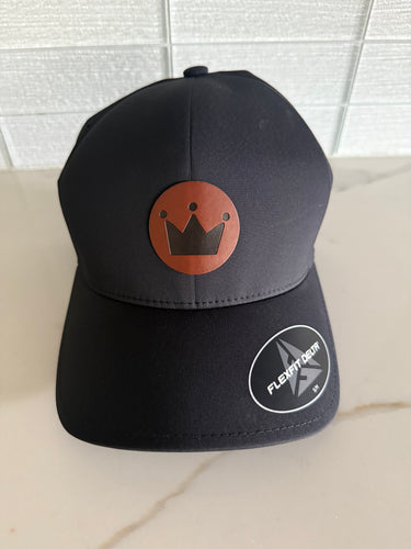 Crown Leather Cap