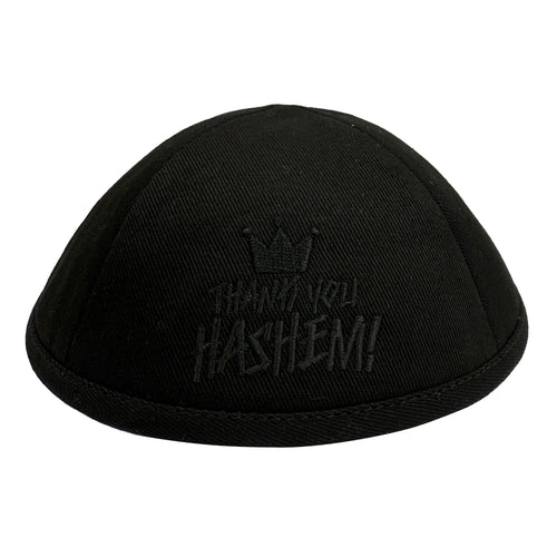 TYH Yarmulka / Black & TYH Black