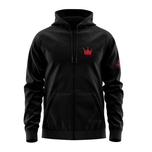 Sweatshirt / Black with Red Logo