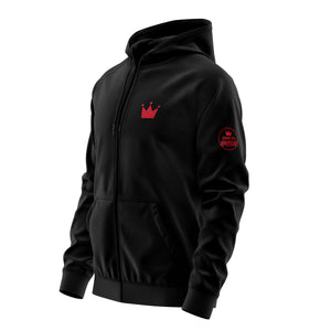 Sweatshirt / Black with Red Logo