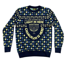 Load image into Gallery viewer, TYH All Over Print Chanukah Sweater