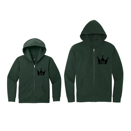 TYH Green Zip-up