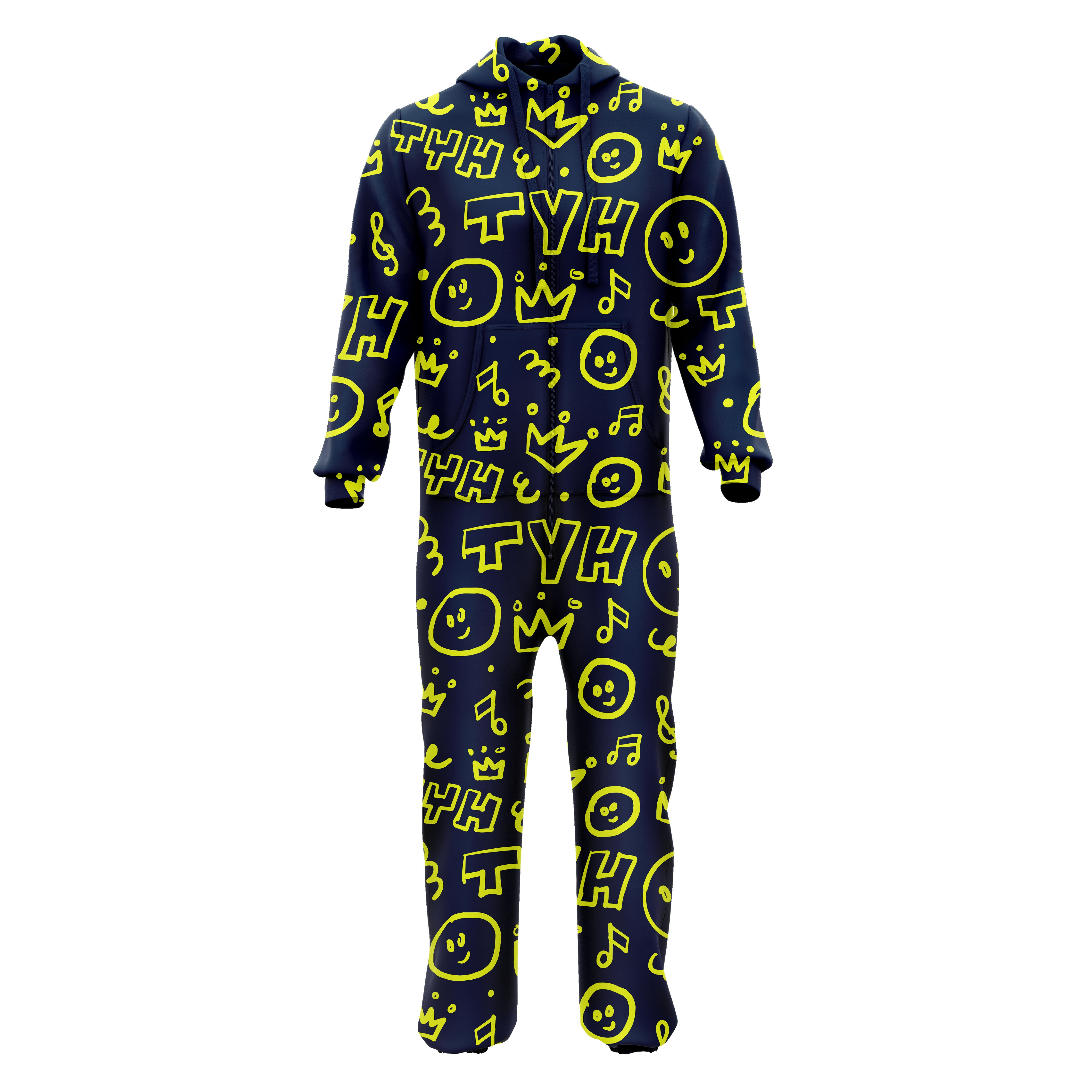 TYH Navy Graffiti Jumpsuit – Thank You Hashem