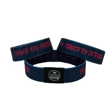 Load image into Gallery viewer, Fabric Wristbands - Navy/Pink [1 pack 3 sizes]