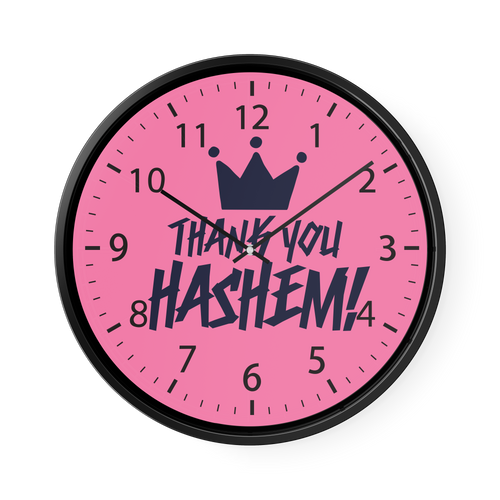 TYH Pink Wall Clock