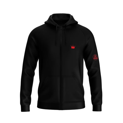 Sweatshirt / Black with Red Logo 