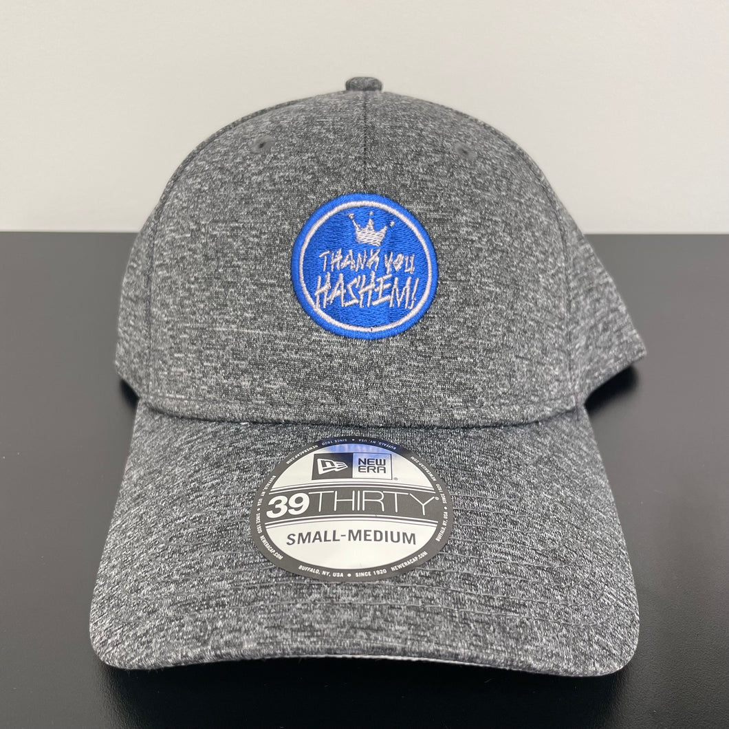 Cap / Heather with Blue Logo