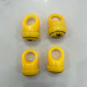 TYH LED Light Up Rings / Yellow / 4 Pack