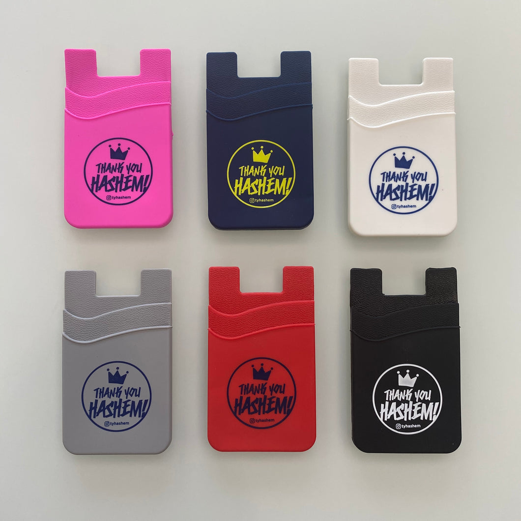 Dual Pocket Silicone Phone Wallets