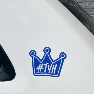 Car Magnet / Blue Crown