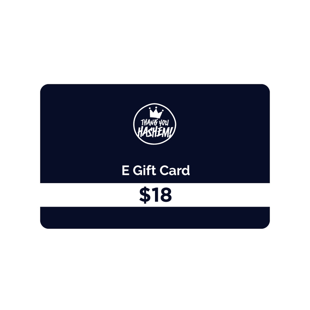 E-GIFT CARDS / $18