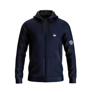 Sweatshirt / Navy with Grey Logo "TRUE TO SIZE"