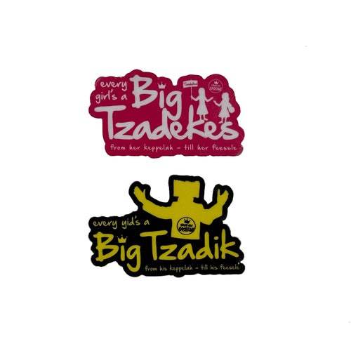 Big Tzadik  / Big Tzadekes STICKERS