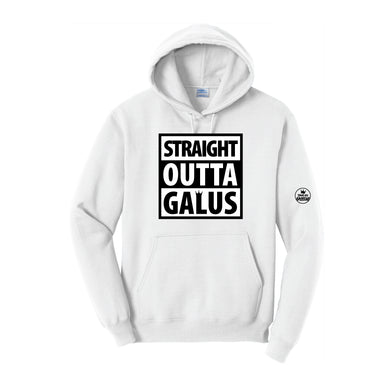 Sweatshirt / Straight Outta Galus / White