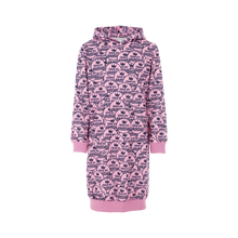 Load image into Gallery viewer, TYH All Over Logo Pink Sweatshirt Dress